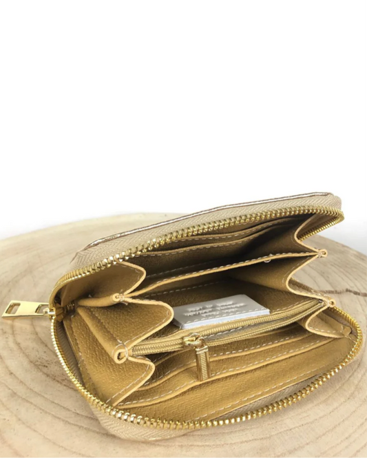 Porte monnaie cuir véritable ANNA