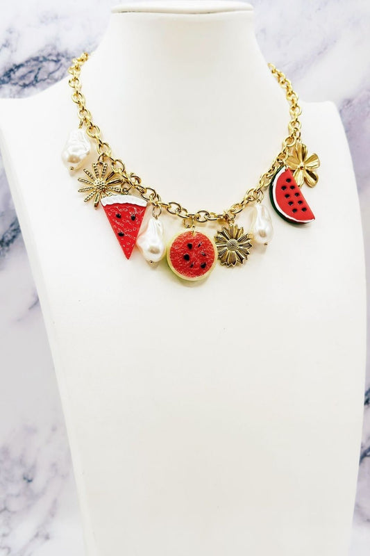 Collier PASTÈQUE